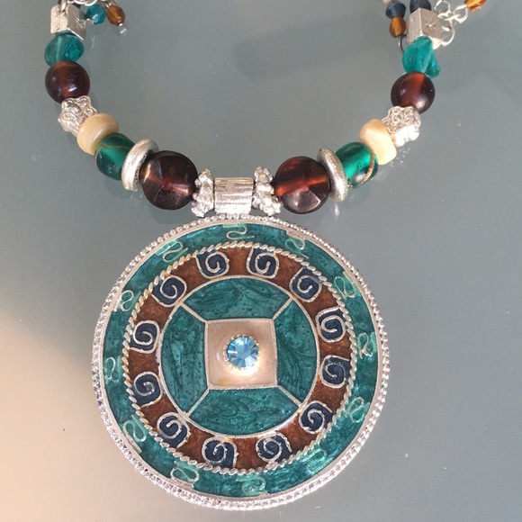 Jewelry - Wrap around beaded Choker Necklace